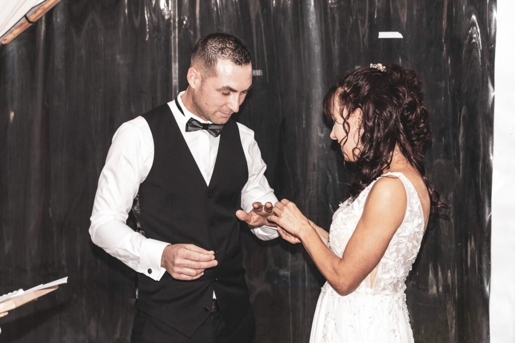 Photographe mariage Avignon, portrait des mariés